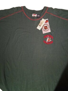 PHOENIX COYOTES Shirt  NHL  2XL Pro-Edge  RARE  Vintage  NWT  Green  Stitch  Y2K